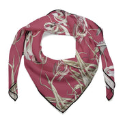 LanaArtSweden Artwork Scarf, 27"x27", 70x70 cm - Lana Art Sweden