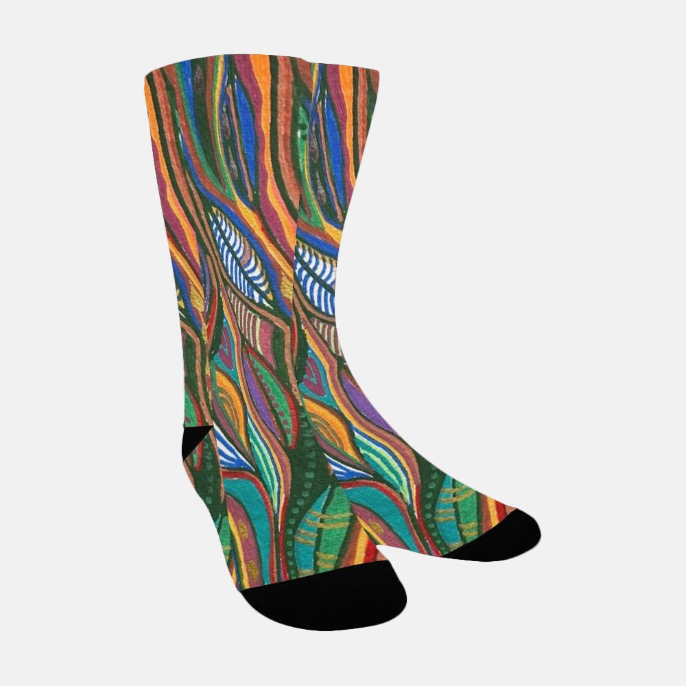 Lanterna Women's Custom Socks - Lana Art Sweden