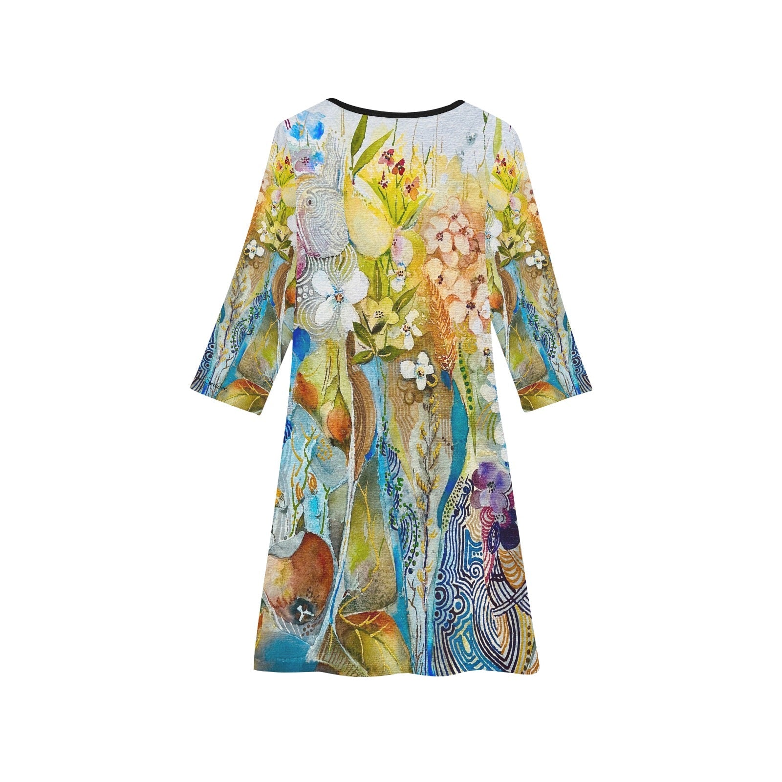 Love My Blooms Dress - Lana Art Sweden