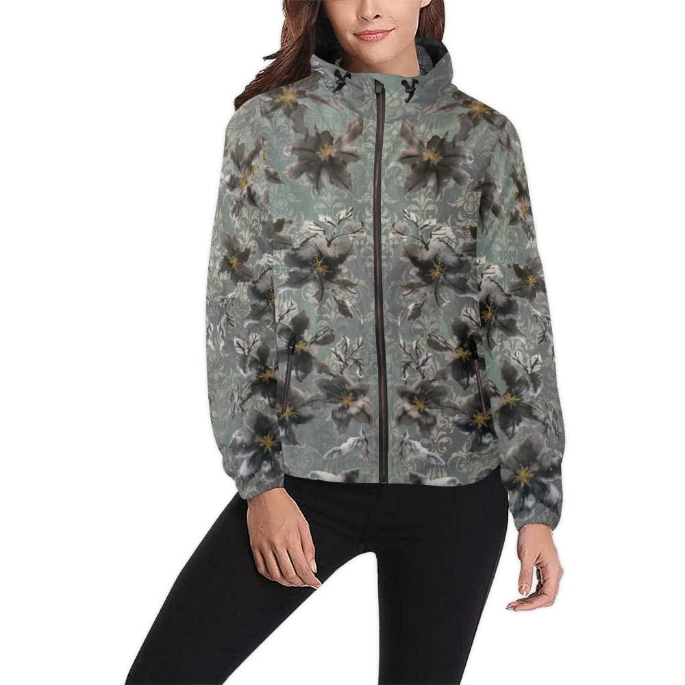 Lower Power Damaskus Mega Unisex All Over Print Windbreaker (Model H23) - Lana Art Sweden
