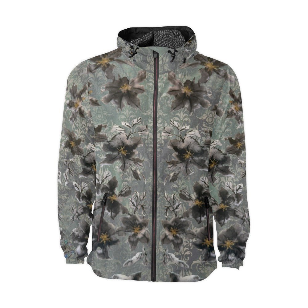 Lower Power Damaskus Mega Unisex All Over Print Windbreaker (Model H23) - Lana Art Sweden