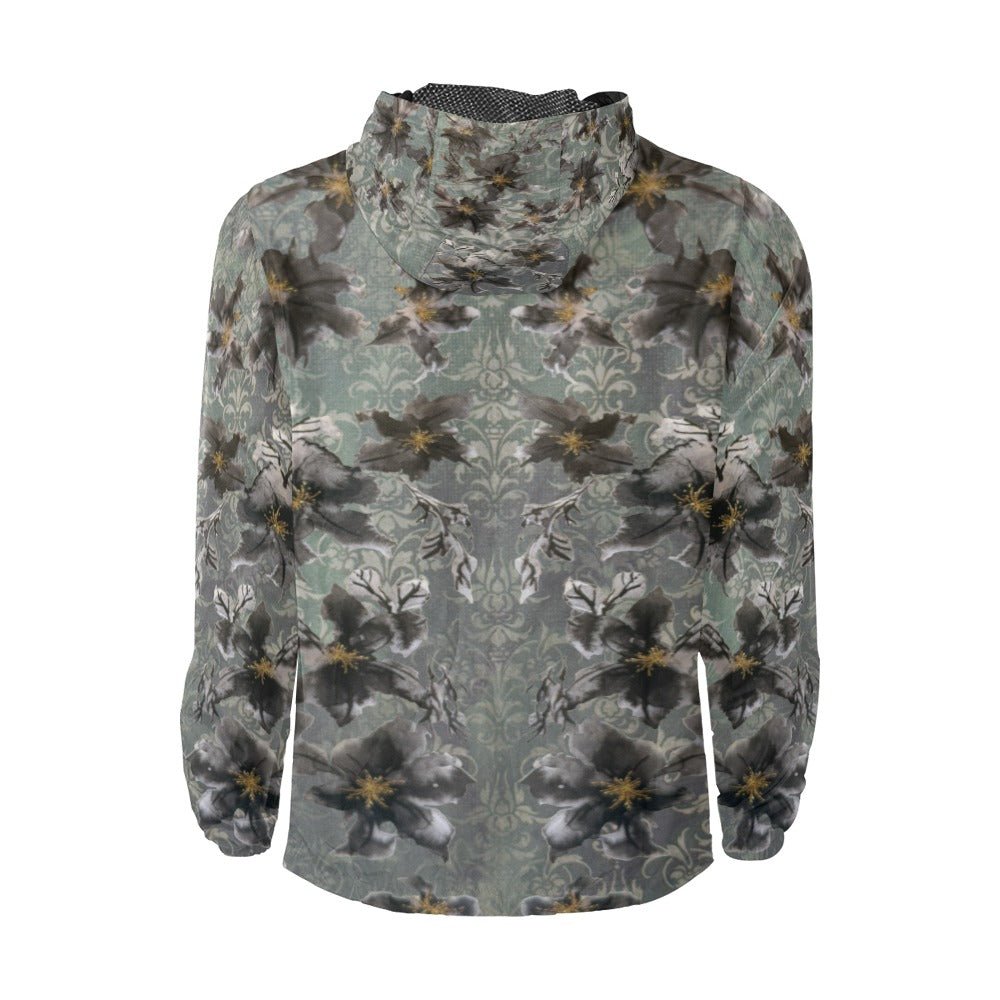 Lower Power Damaskus Mega Unisex All Over Print Windbreaker (Model H23) - Lana Art Sweden