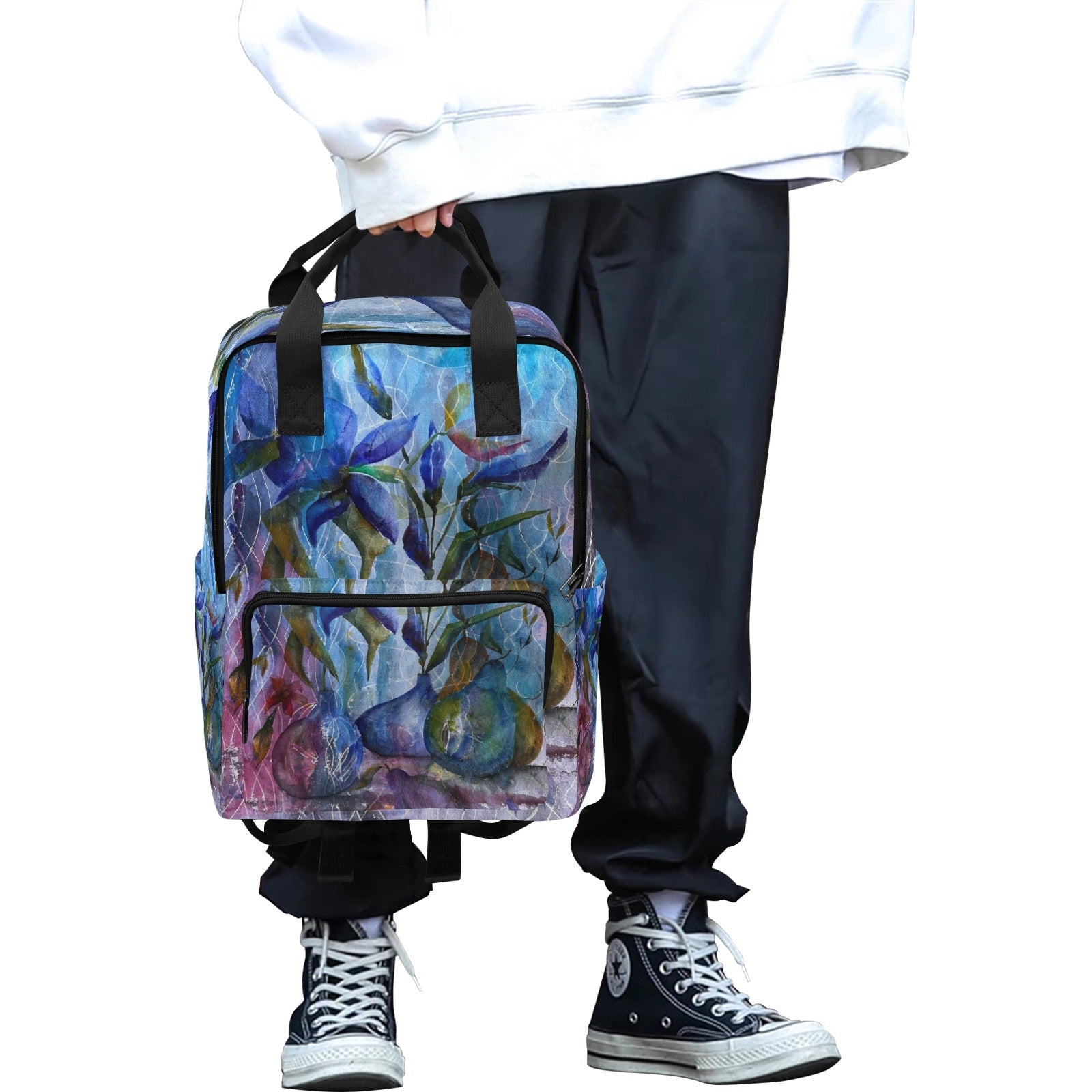 Magic Iris Twin Handle Backpack - Lana Art Sweden