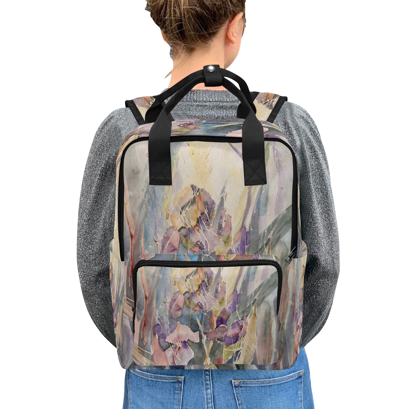 Magic Iris Twin Handle Backpack - Lana Art Sweden