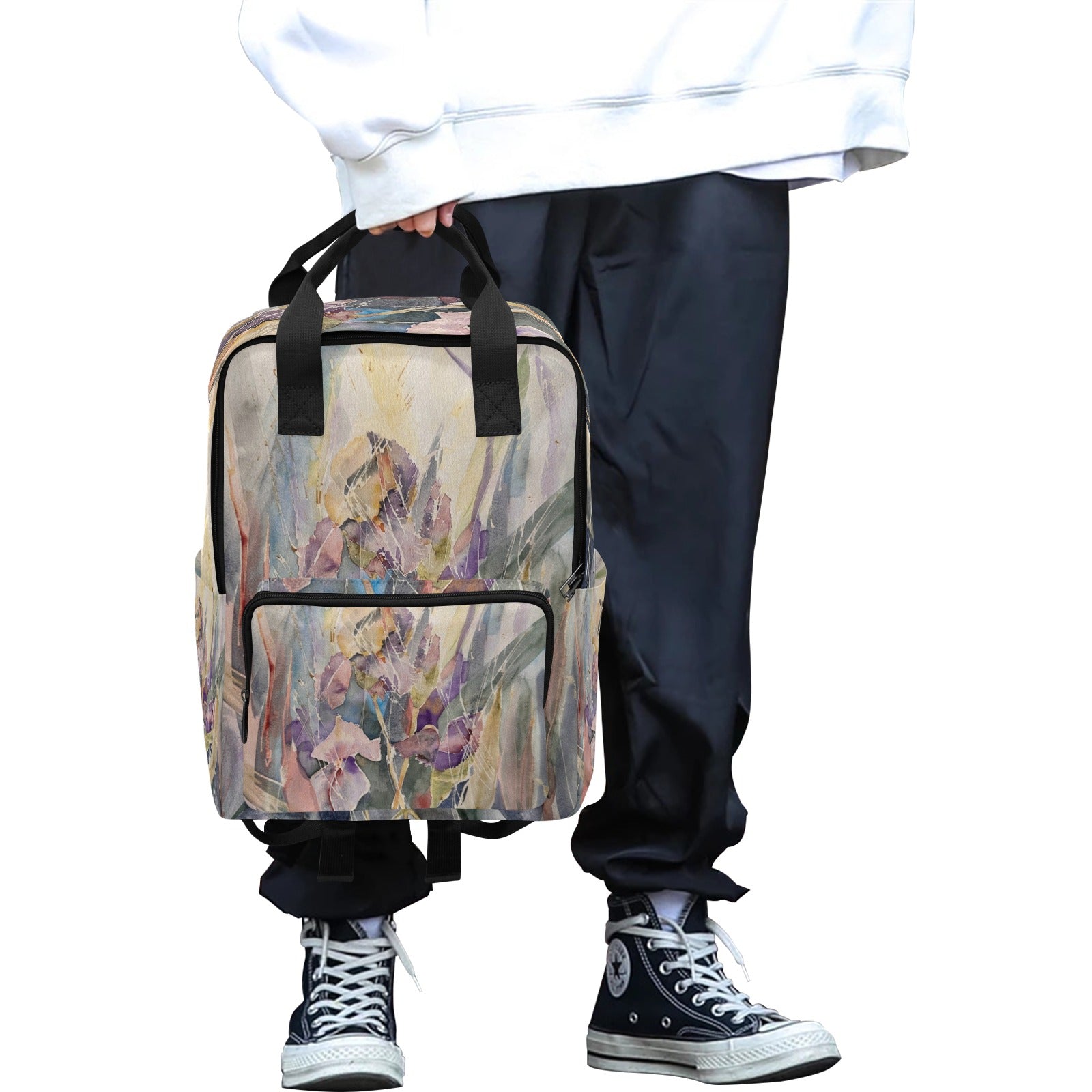 Magic Iris Twin Handle Backpack - Lana Art Sweden