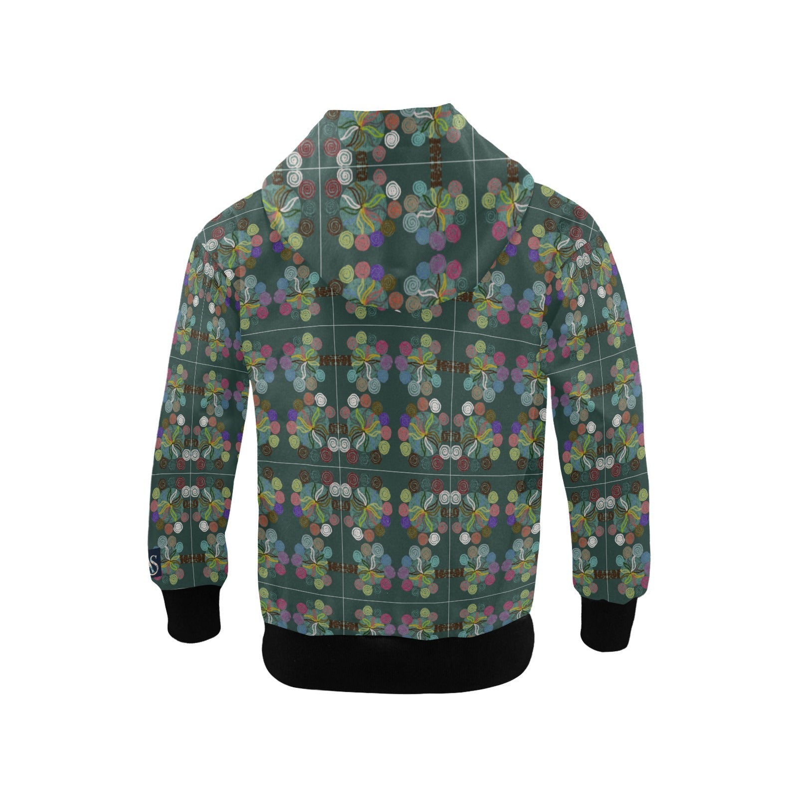 Magic Trees Big Boys' Zip Up Hoodie (H58) - Lana Art Sweden