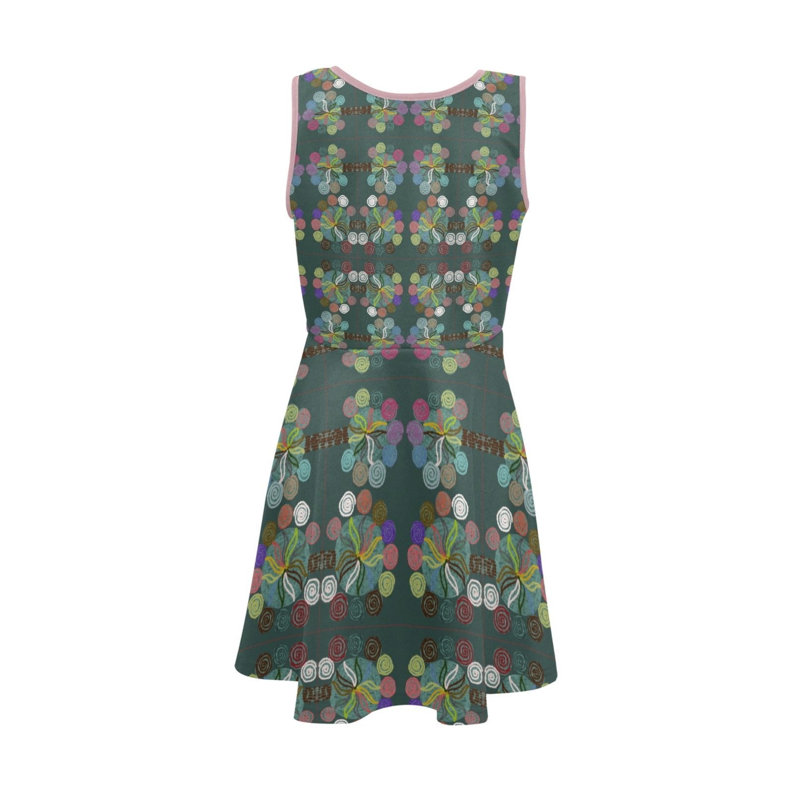 Magic Trees Girls' Sleeveless Sundress - Lana Art Sweden