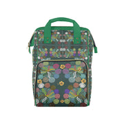 Magic Trees Green Multi - Function Travel Diaper Bag - Large - Lana Art Sweden