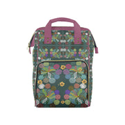 Magic Trees Magenta Large Multi - Function Travel Bag - Lana Art Sweden