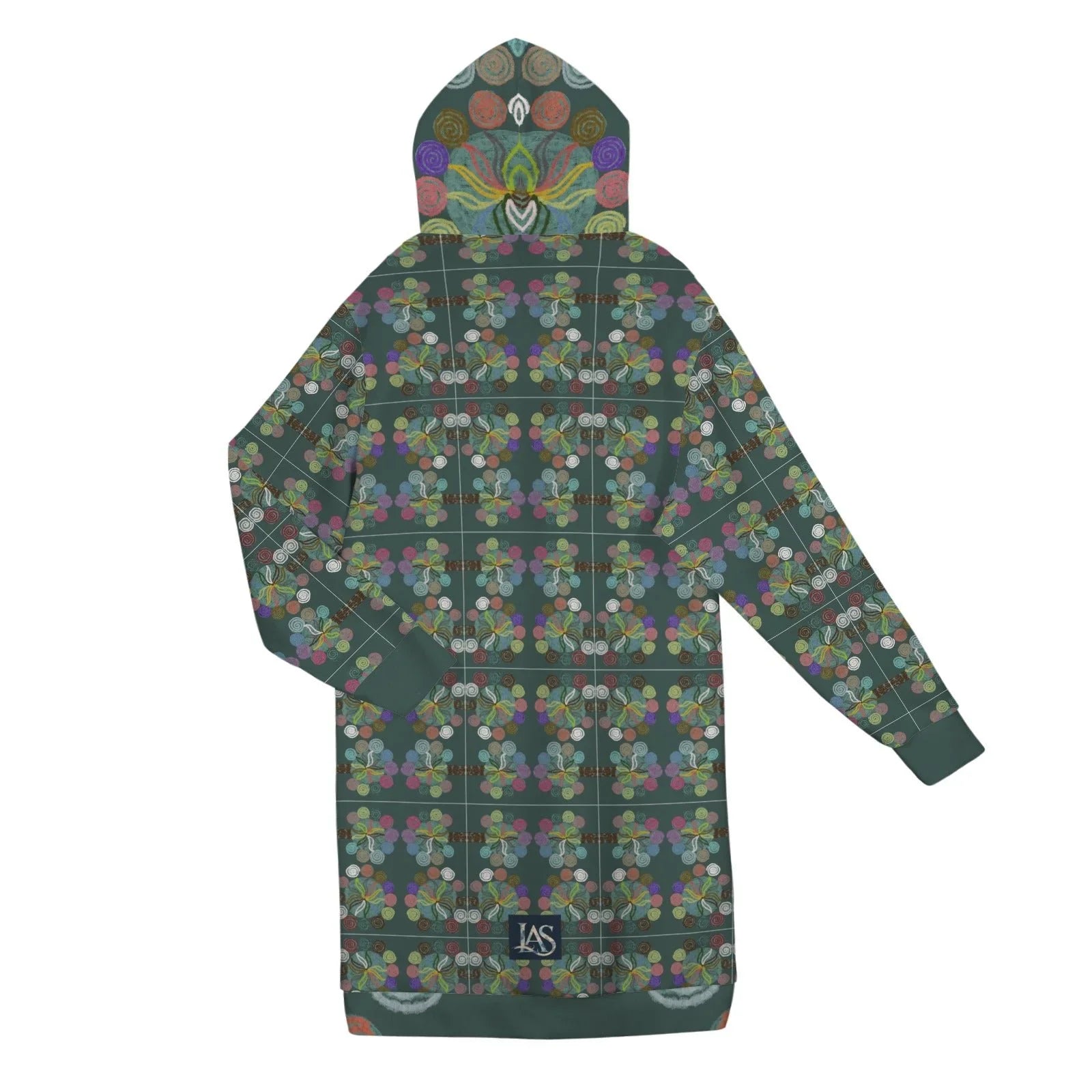 Magic Trees Women's Long Hooded Jacket - Lana Art Sweden