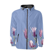 Magnolia Airy Blue Unisex Windbreaker - Lana Art Sweden