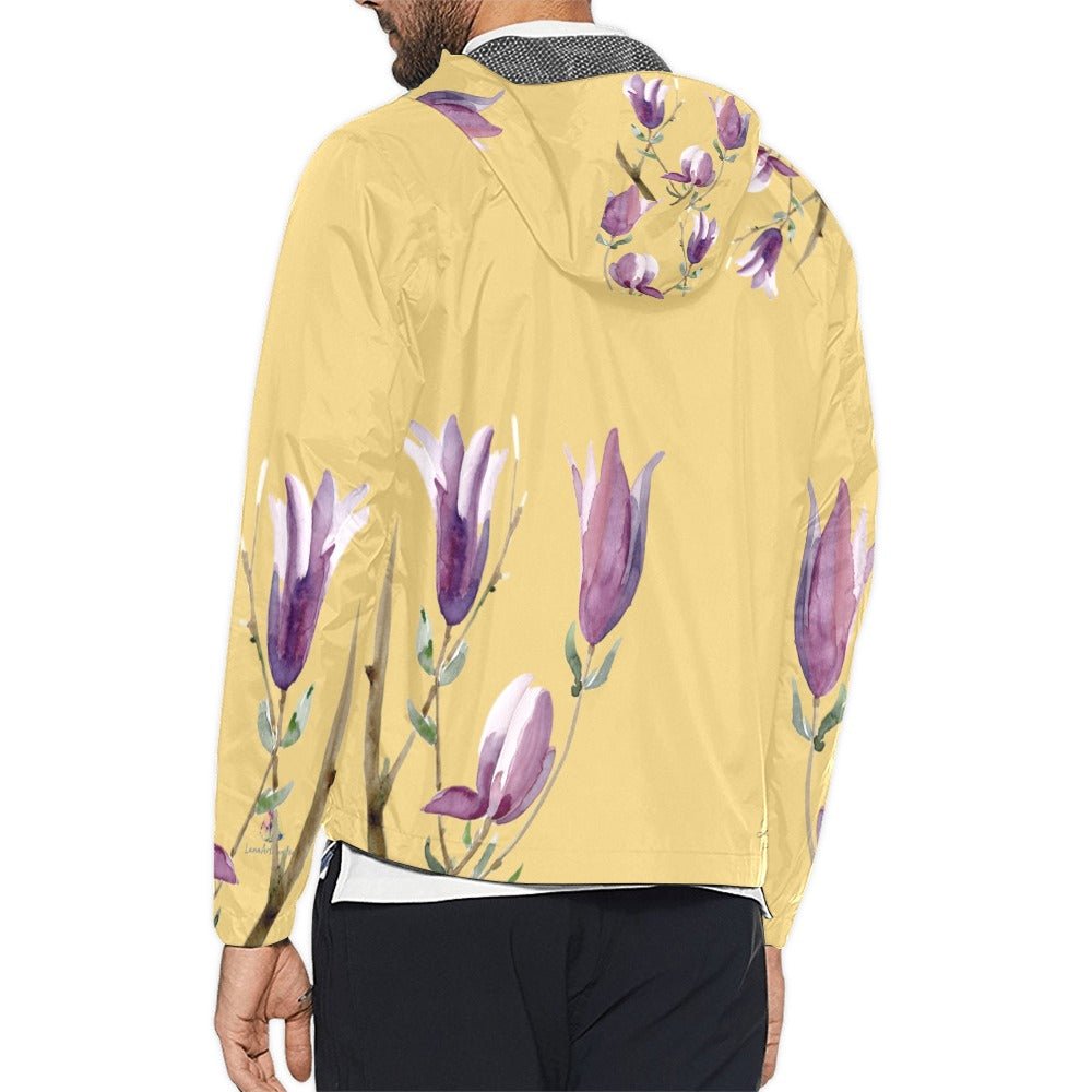 Magnolia Buttercup Unisex Windbreaker - Lana Art Sweden
