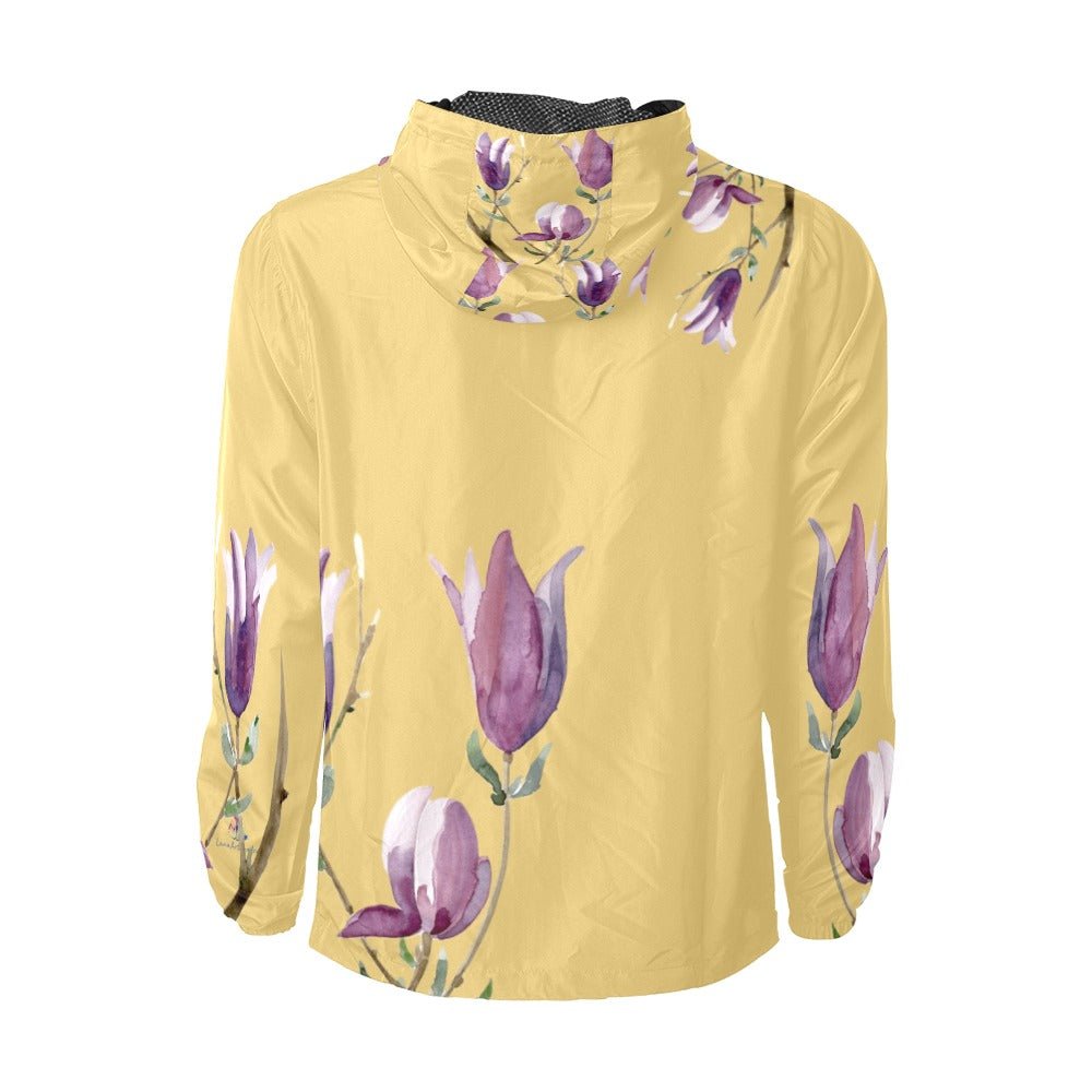 Magnolia Buttercup Unisex Windbreaker - Lana Art Sweden