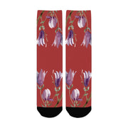 Magnolia Cherry Cobbler Women's Custom Socks - Lana Art Sweden