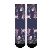 Magnolia Dusk Women's Custom Socks - Lana Art Sweden