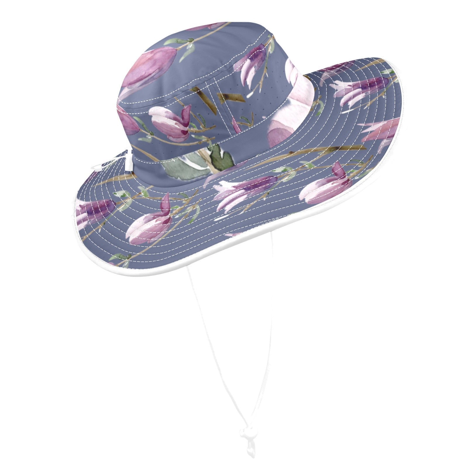 Magnolia Future Dusk Wide Brim Bucket Hat - Lana Art Sweden