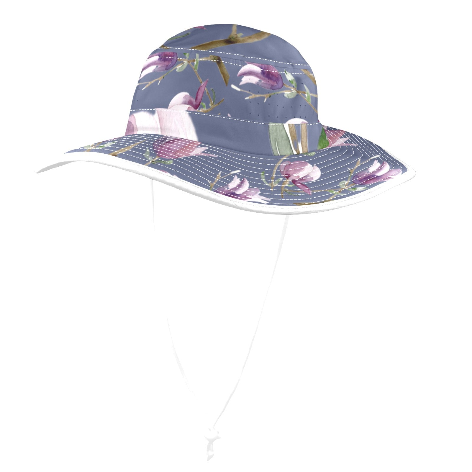 Magnolia Future Dusk Wide Brim Bucket Hat - Lana Art Sweden