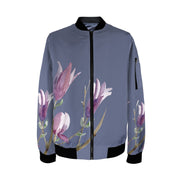 Magnolia Magic Spell Tall Ladies Bomber Jacket - Lana Art Sweden