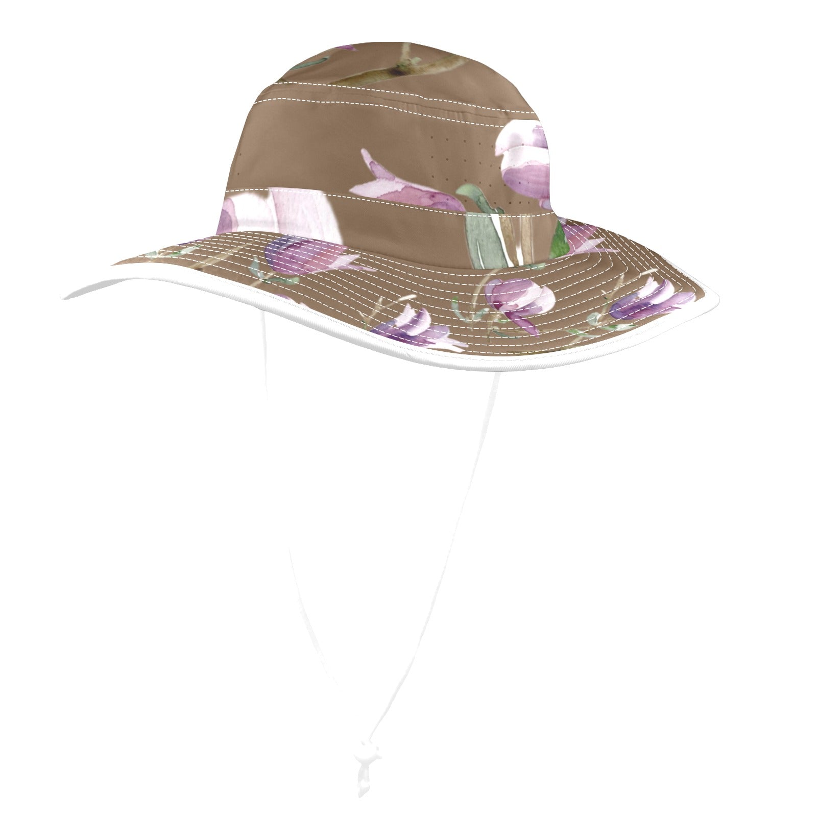 Magnolia Raku Wide Brim Bucket Hat - Lana Art Sweden