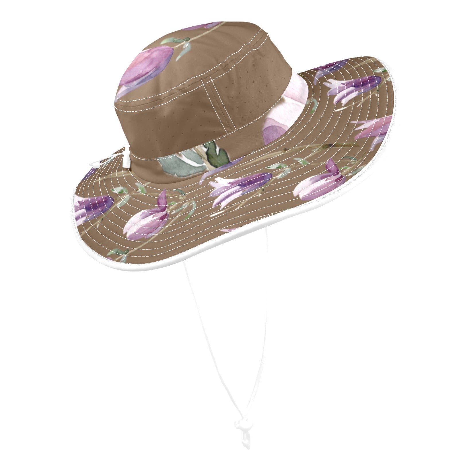 Magnolia Raku Wide Brim Bucket Hat - Lana Art Sweden