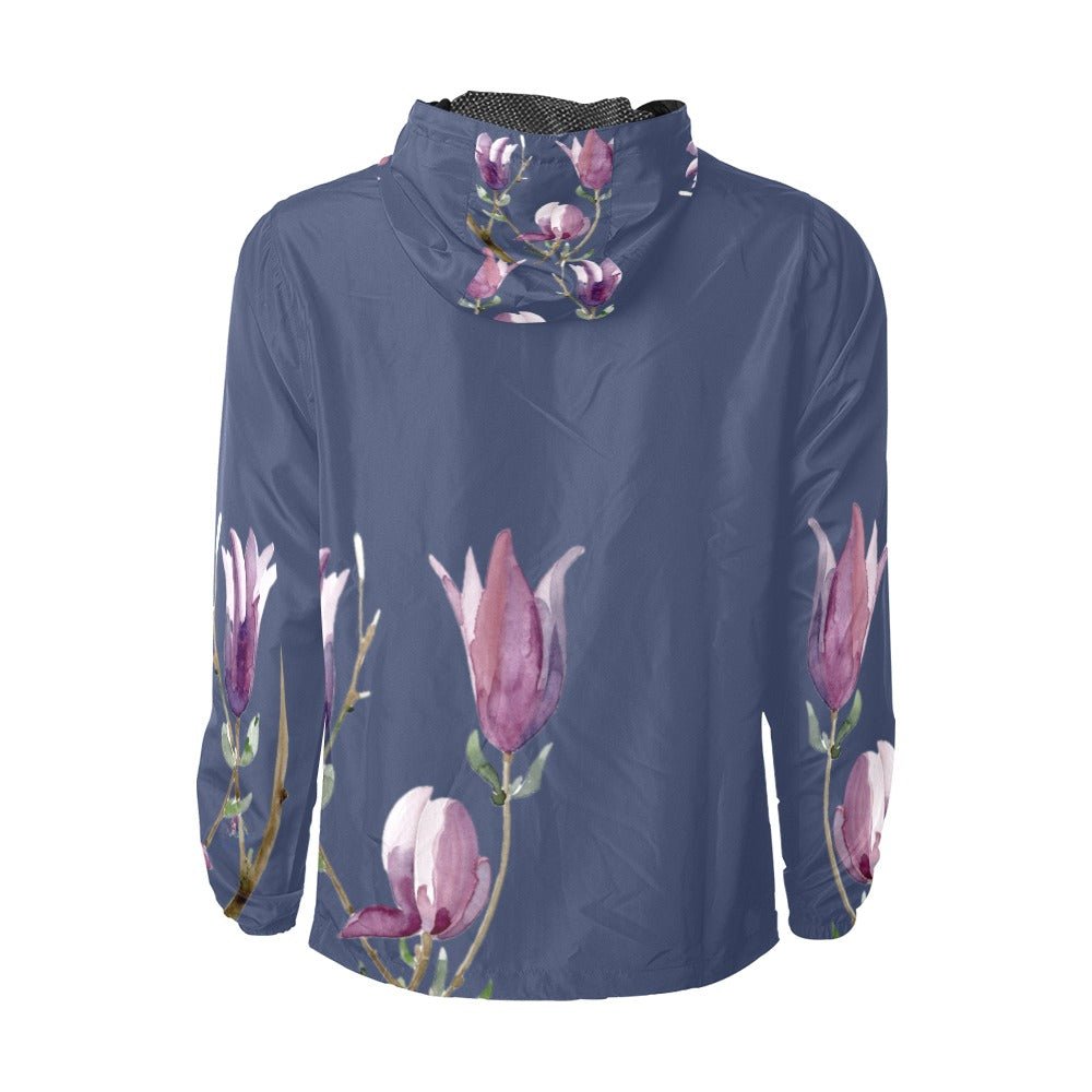 Magnolia Twilight Unisex Windbreaker - Lana Art Sweden