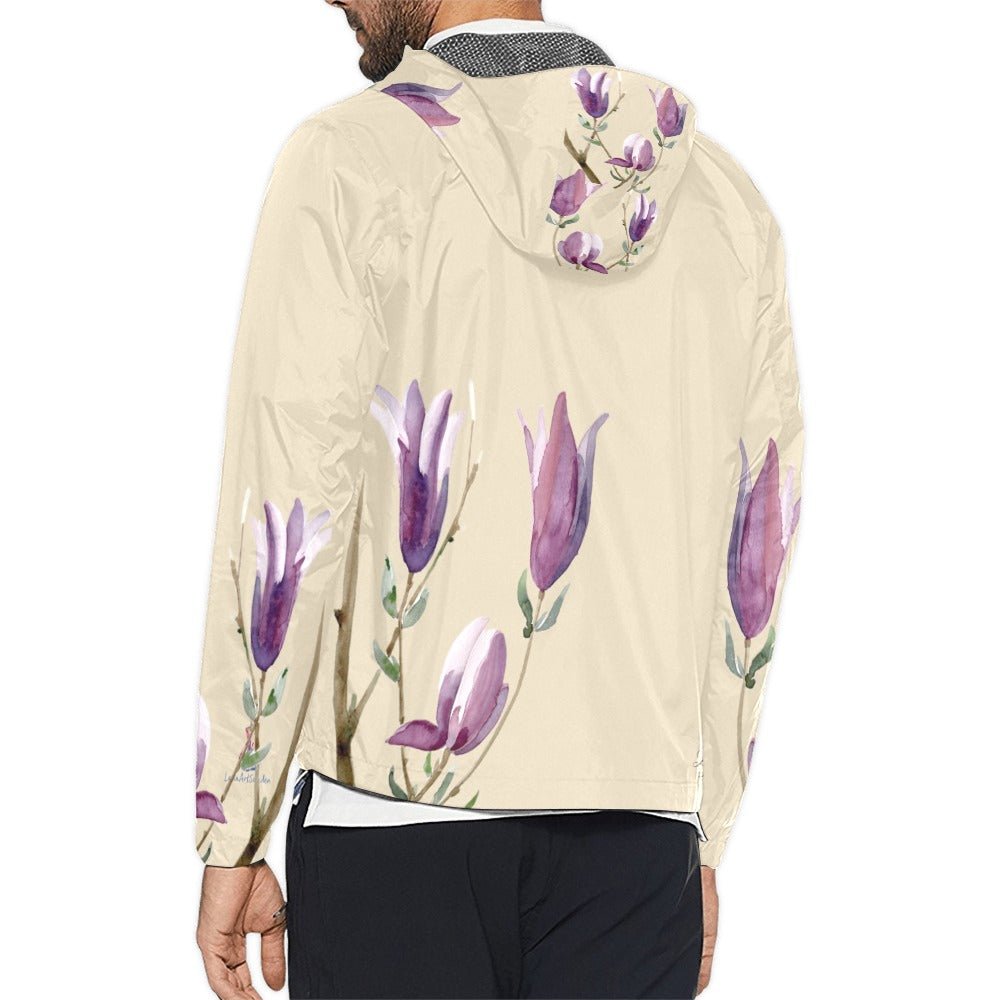 Magnolia Whole Wheat Unisex Windbreaker - Lana Art Sweden