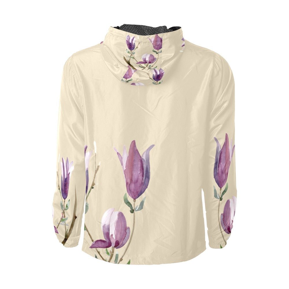 Magnolia Whole Wheat Unisex Windbreaker - Lana Art Sweden