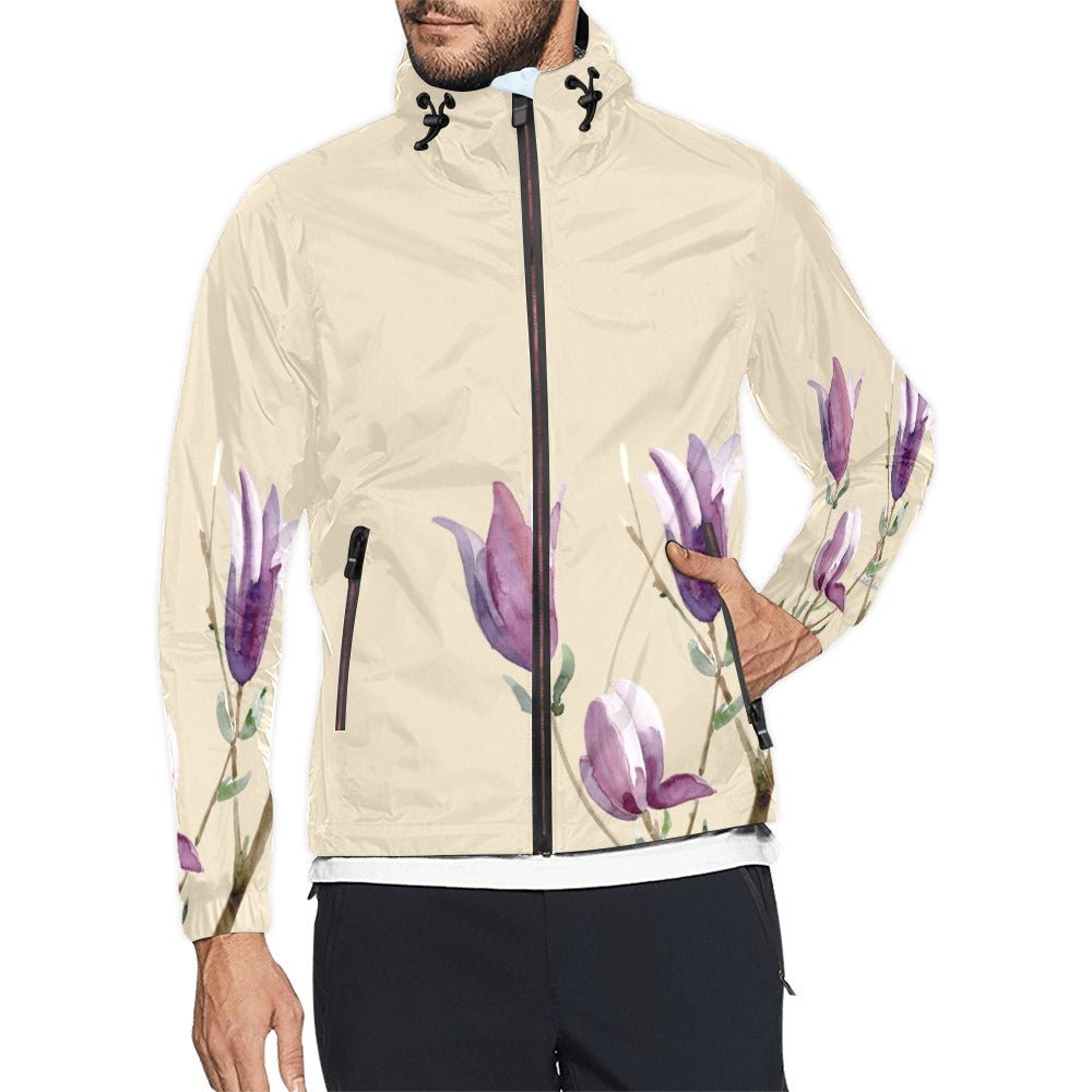 Magnolia Whole Wheat Unisex Windbreaker - Lana Art Sweden