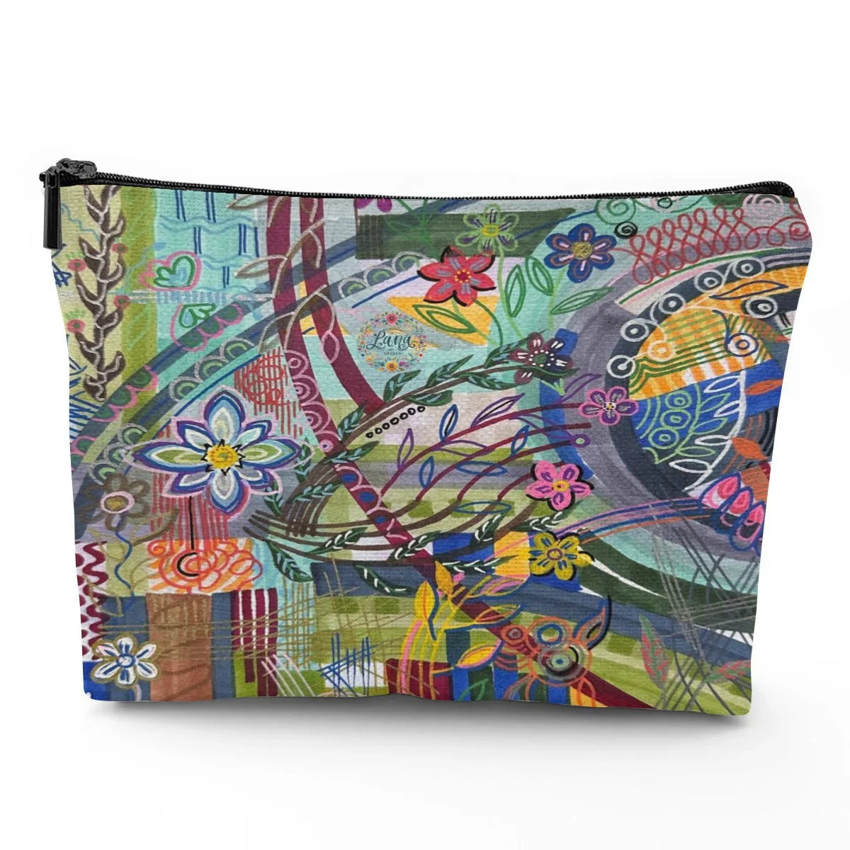 Makeup Bag Colorful Currents - Lana Art Sweden