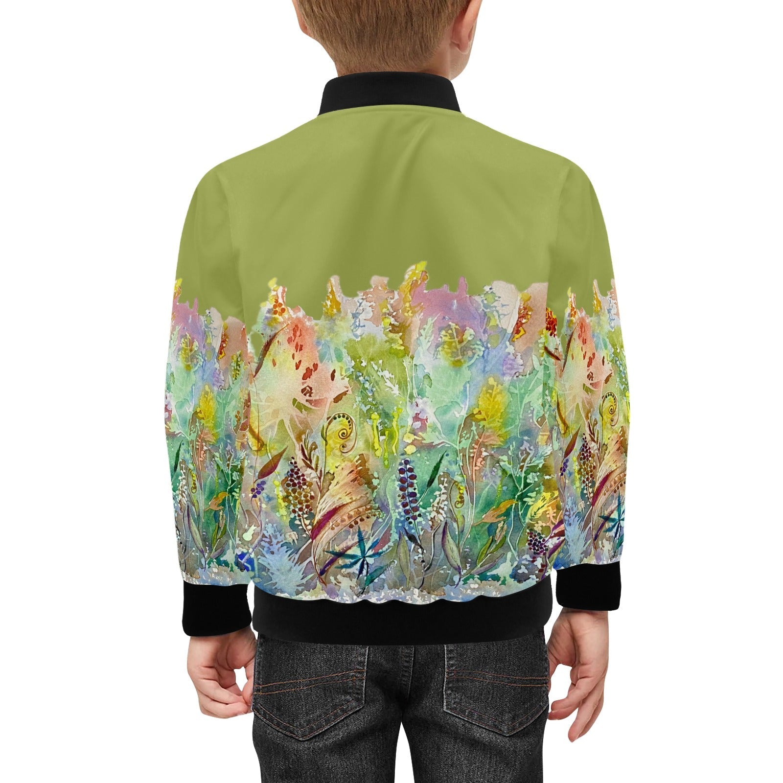 Merry Lawn Kids' Bomber Jacket with Pockets (Model H40) - Lana Art Sweden