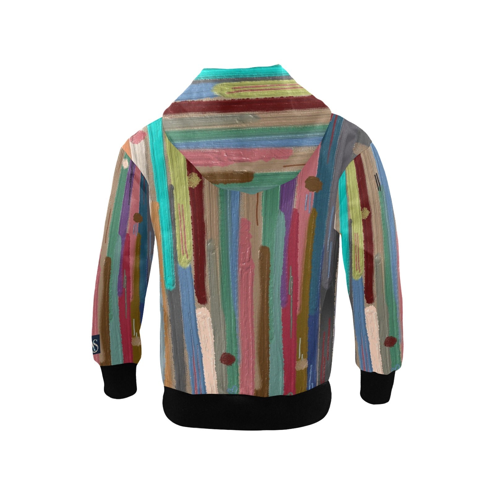 My Stripes My Way Big Boys' Zip Up Hoodie (H58) - Lana Art Sweden