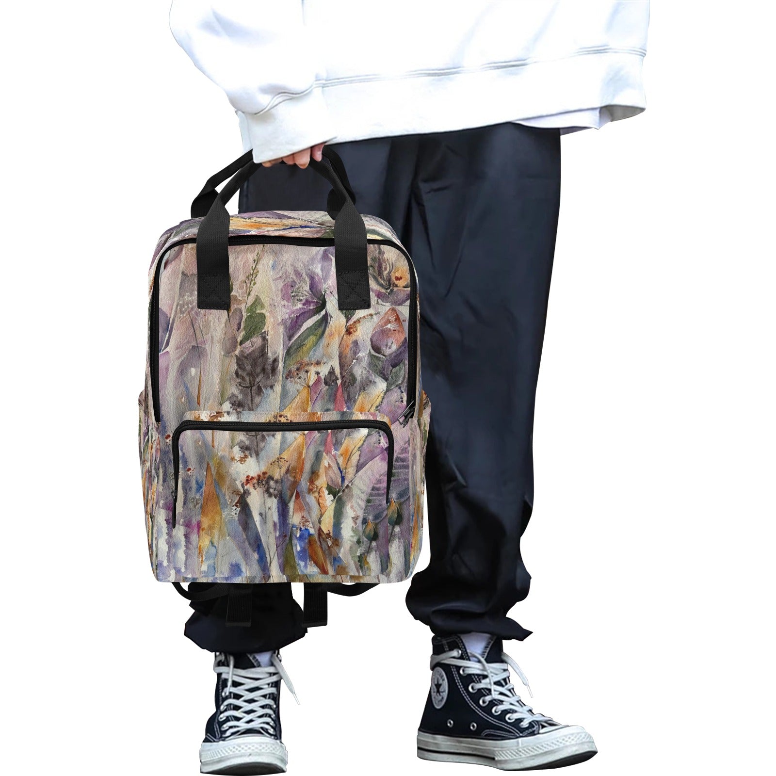 Mystery Plants Twin Handle Backpack - Lana Art Sweden