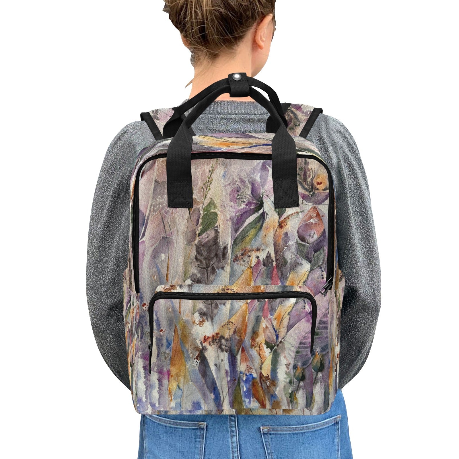 Mystery Plants Twin Handle Backpack - Lana Art Sweden
