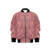 Old Rose Circus Kids' Bomber Jacket with Pockets (Model H40) - Lana Art Sweden