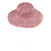 Old Rose Circus Small Wide Brim Bucket Hat - Lana Art Sweden