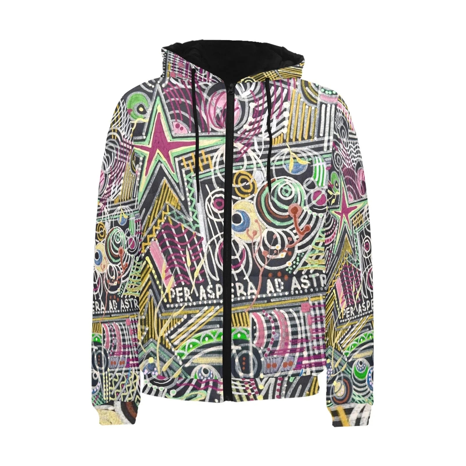 Per Aspera Hooded Jacket - Lana Art Sweden