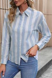 Perfee Striped Long Sleeve Shirt - Lana Art Sweden