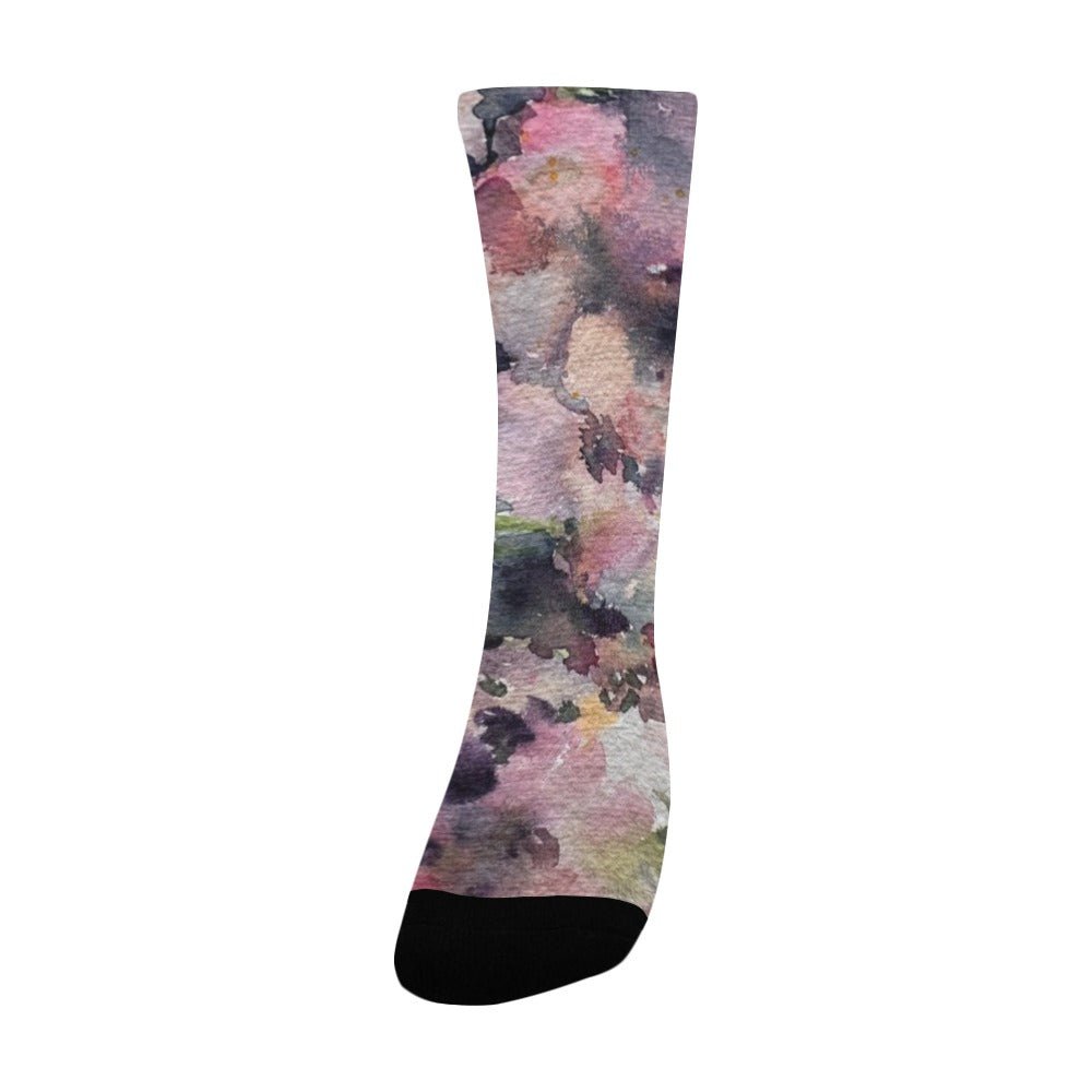 Pink Rhapsody Women's Custom Socks - Lana Art Sweden