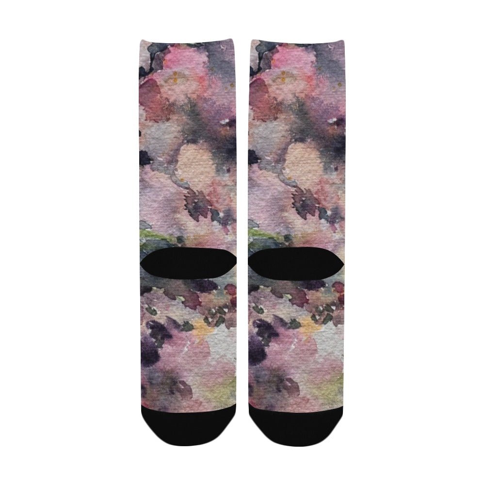 Pink Rhapsody Women's Custom Socks - Lana Art Sweden