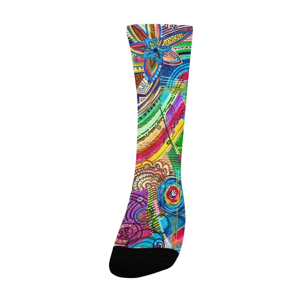 Pixel Fun Women's Custom Socks - Lana Art Sweden