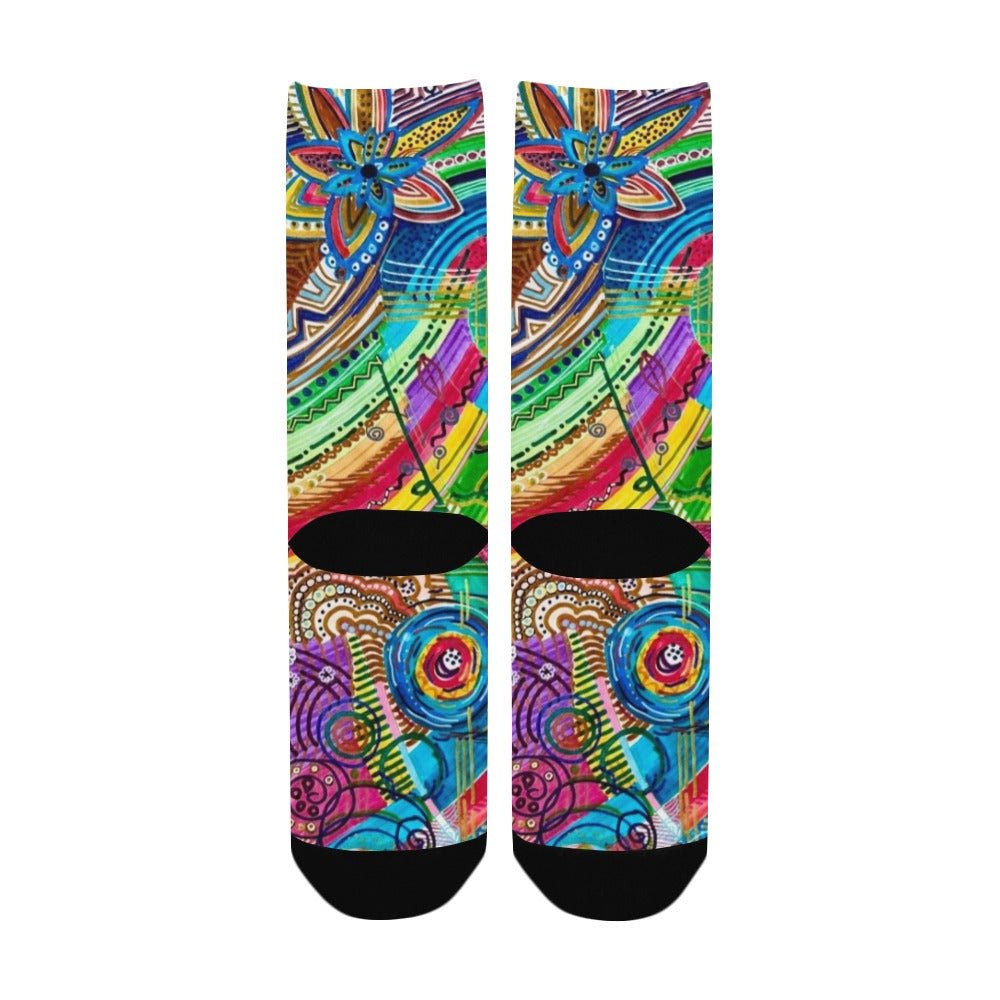 Pixel Fun Women's Custom Socks - Lana Art Sweden