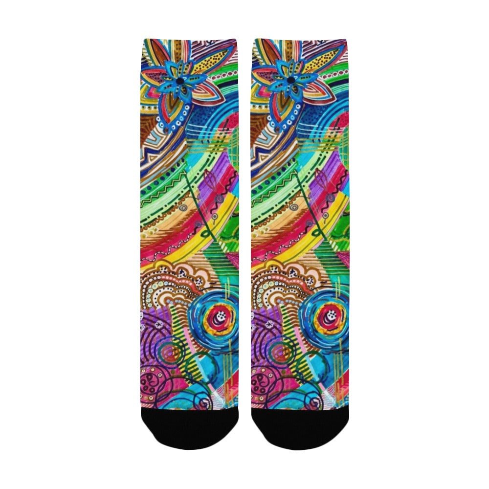 Pixel Fun Women's Custom Socks - Lana Art Sweden