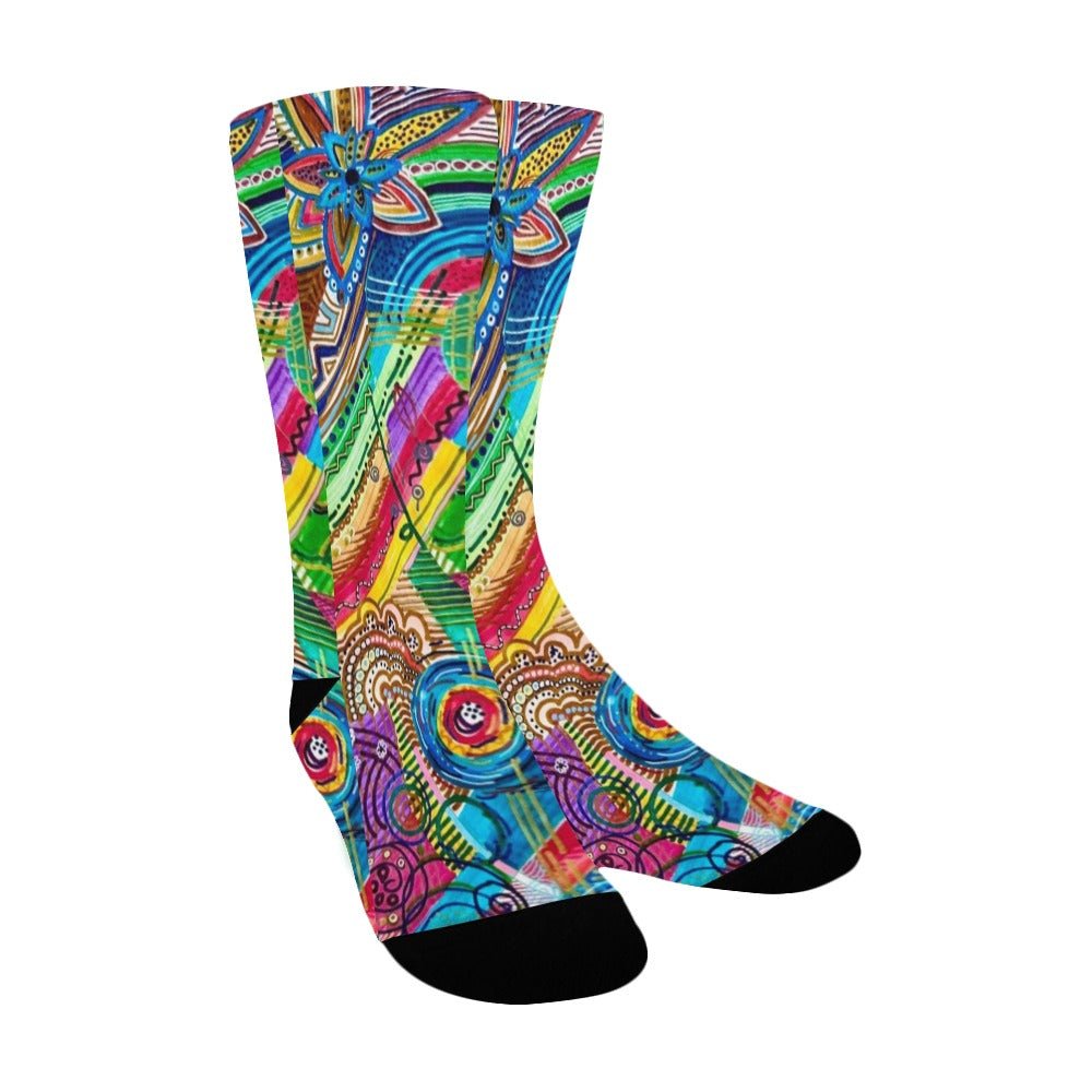 Pixel Fun Women's Custom Socks - Lana Art Sweden