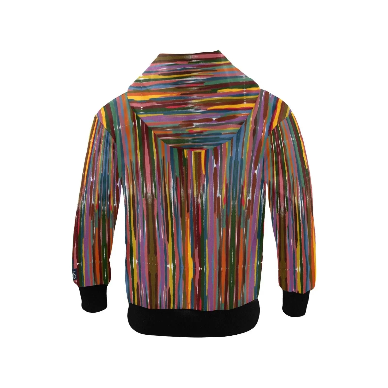 Power Stripes Big Boys' Zip Up Hoodie (H58) - Lana Art Sweden