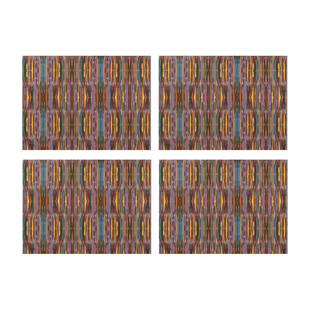 Power Stripes Placemat 14’’ x 19’’ (Set of 4) - Lana Art Sweden