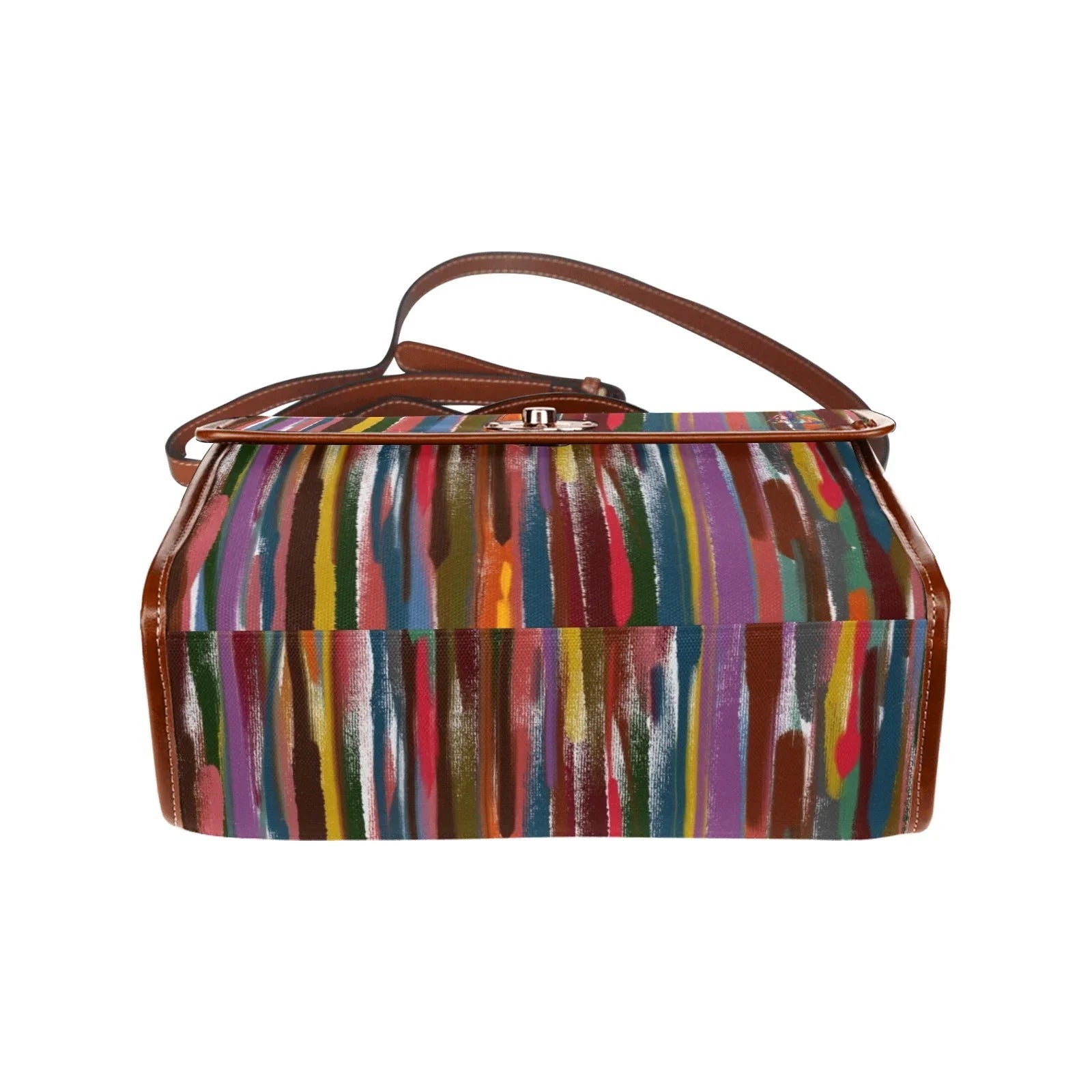 Power Stripes Waterproof Shoulder Strap Canvas Bag - Lana Art Sweden