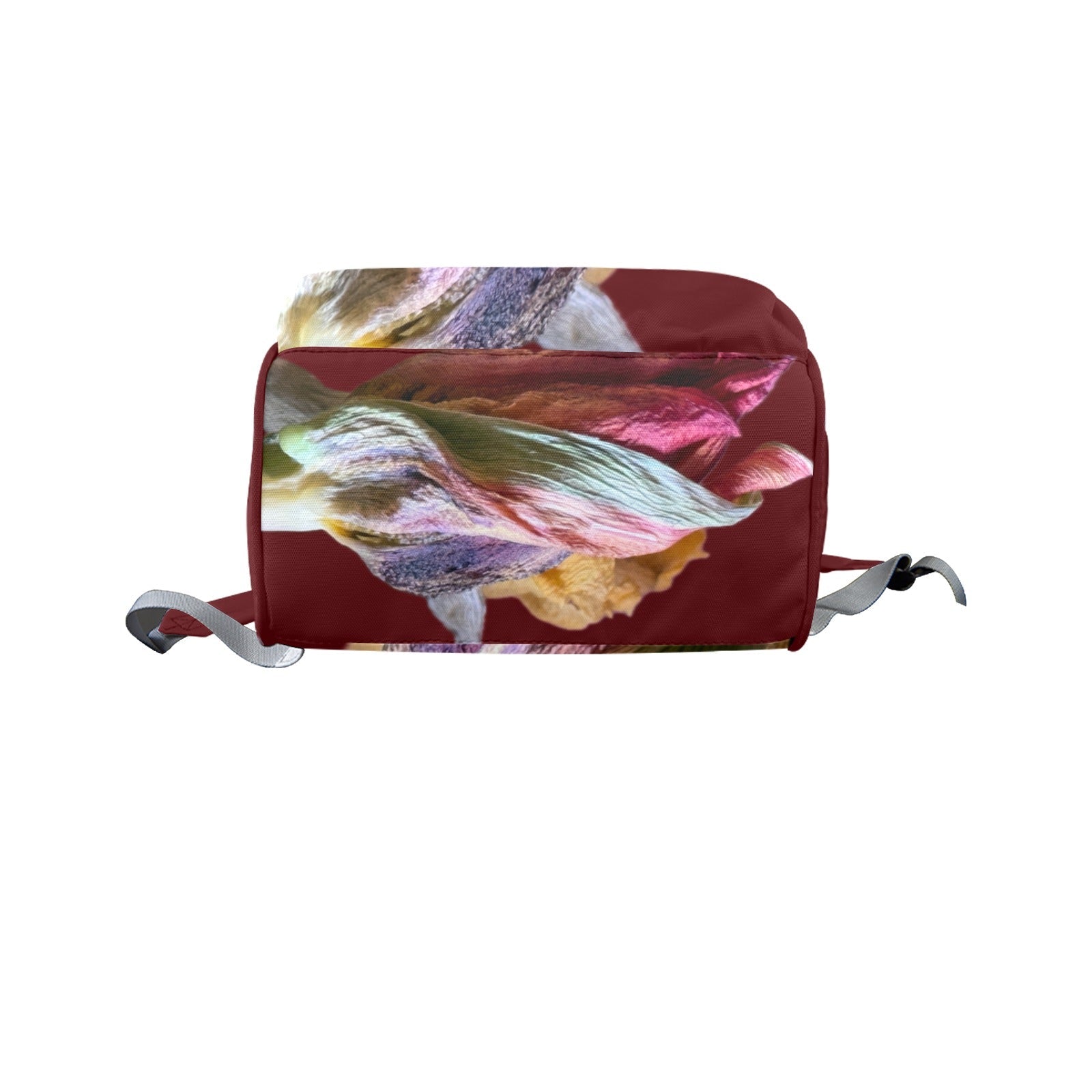 Red Tulip Twist Cherry Multi - Function Travel Diaper Bag - Large - Lana Art Sweden