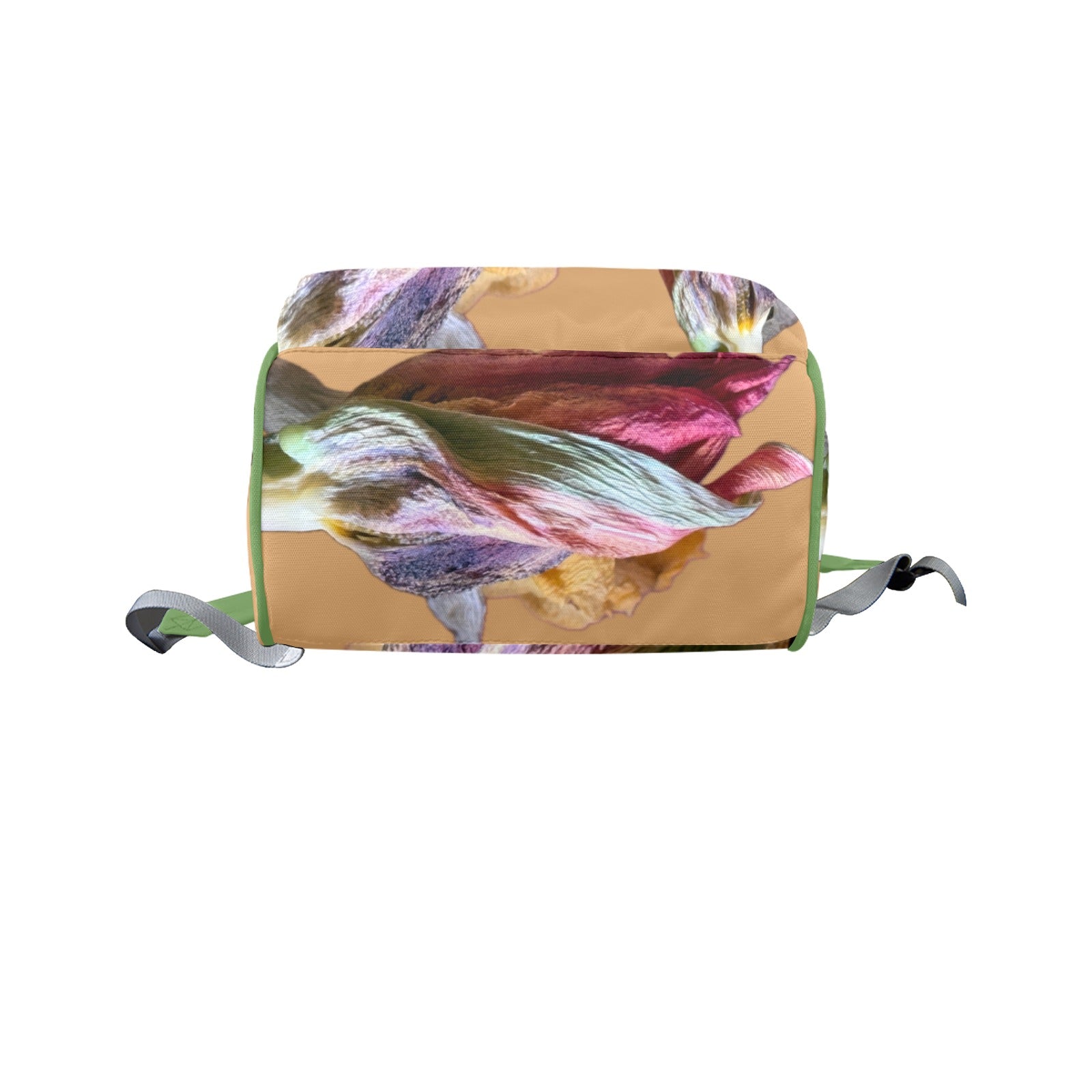 Red Tulip Twist Gold Multi - Function Travel Diaper Bag - Large - Lana Art Sweden