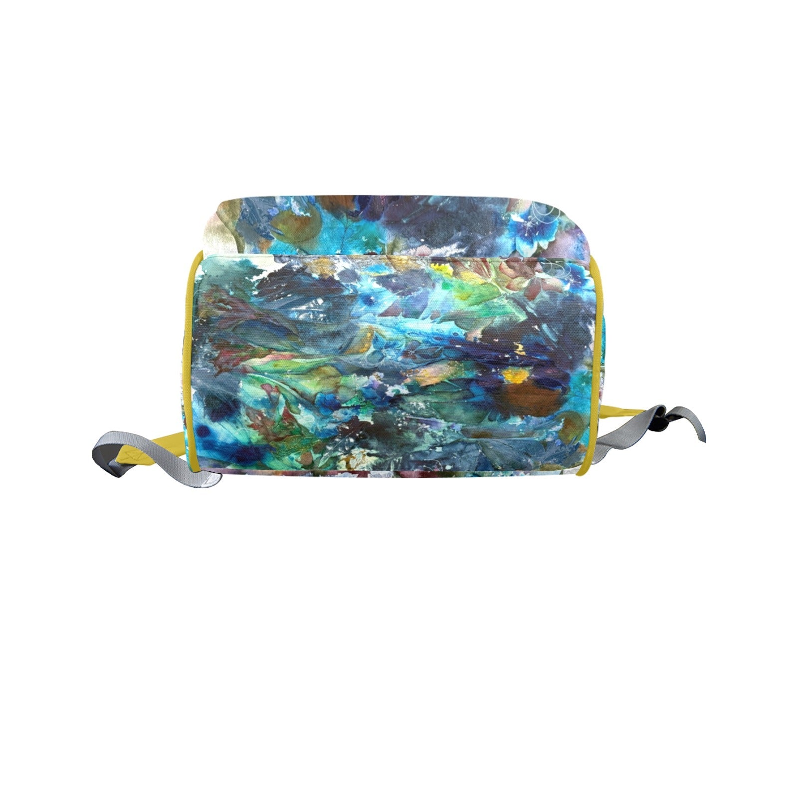 Rhapsody of Spring Mustard Multi - Function Travel Diaper Bag - Large - Lana Art Sweden