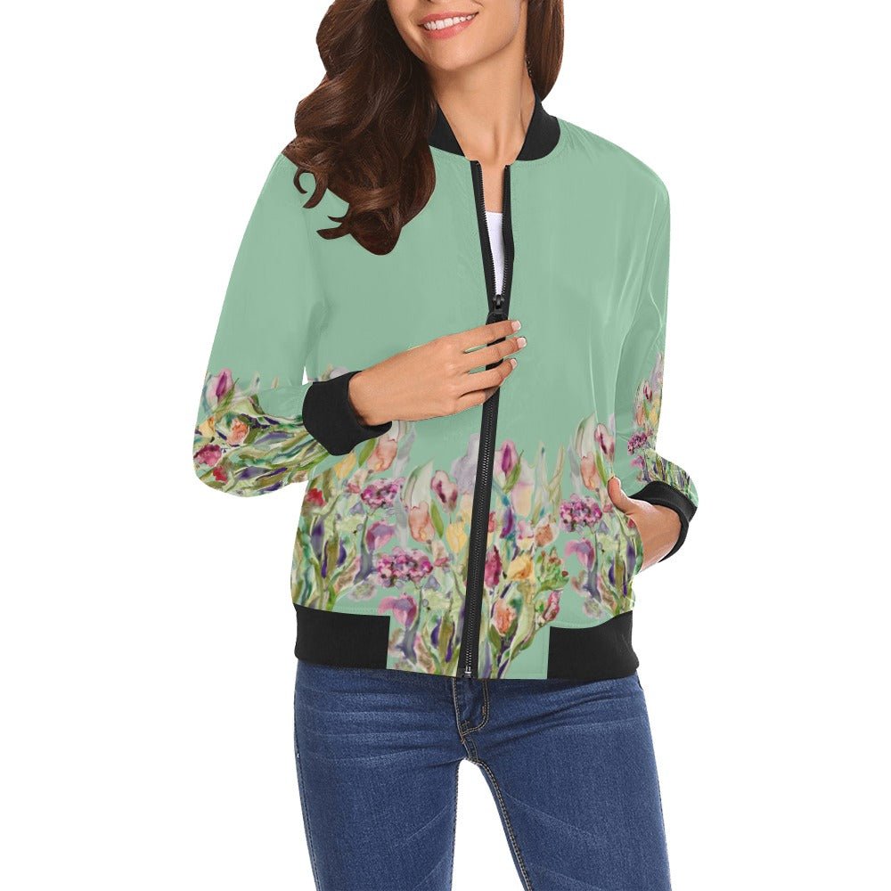 Rusty Life Bomber Jacket for Women - Lana Art Sweden
